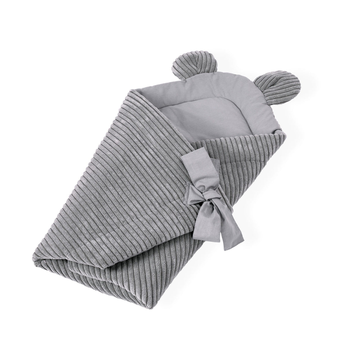 Baby Swaddle Wrap for Sleeping and Cuddling – Grey