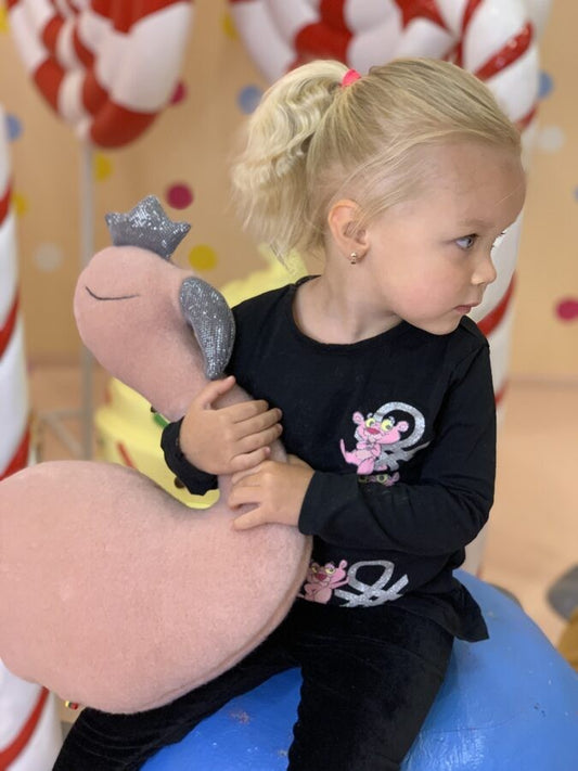 Handmade Pink Flamingo Soft Toy