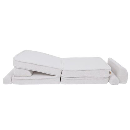 Large Modular Sofa for Kids - Premium Bearly White
