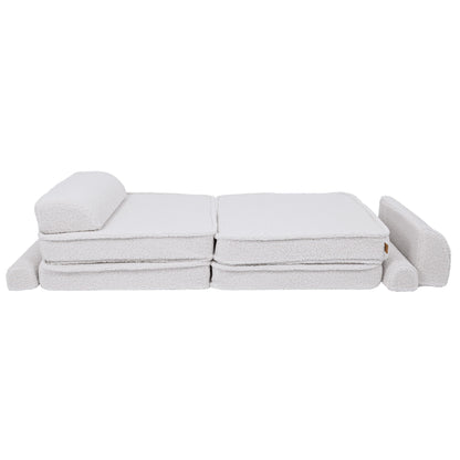 Large Modular Sofa for Kids - Premium Bearly White