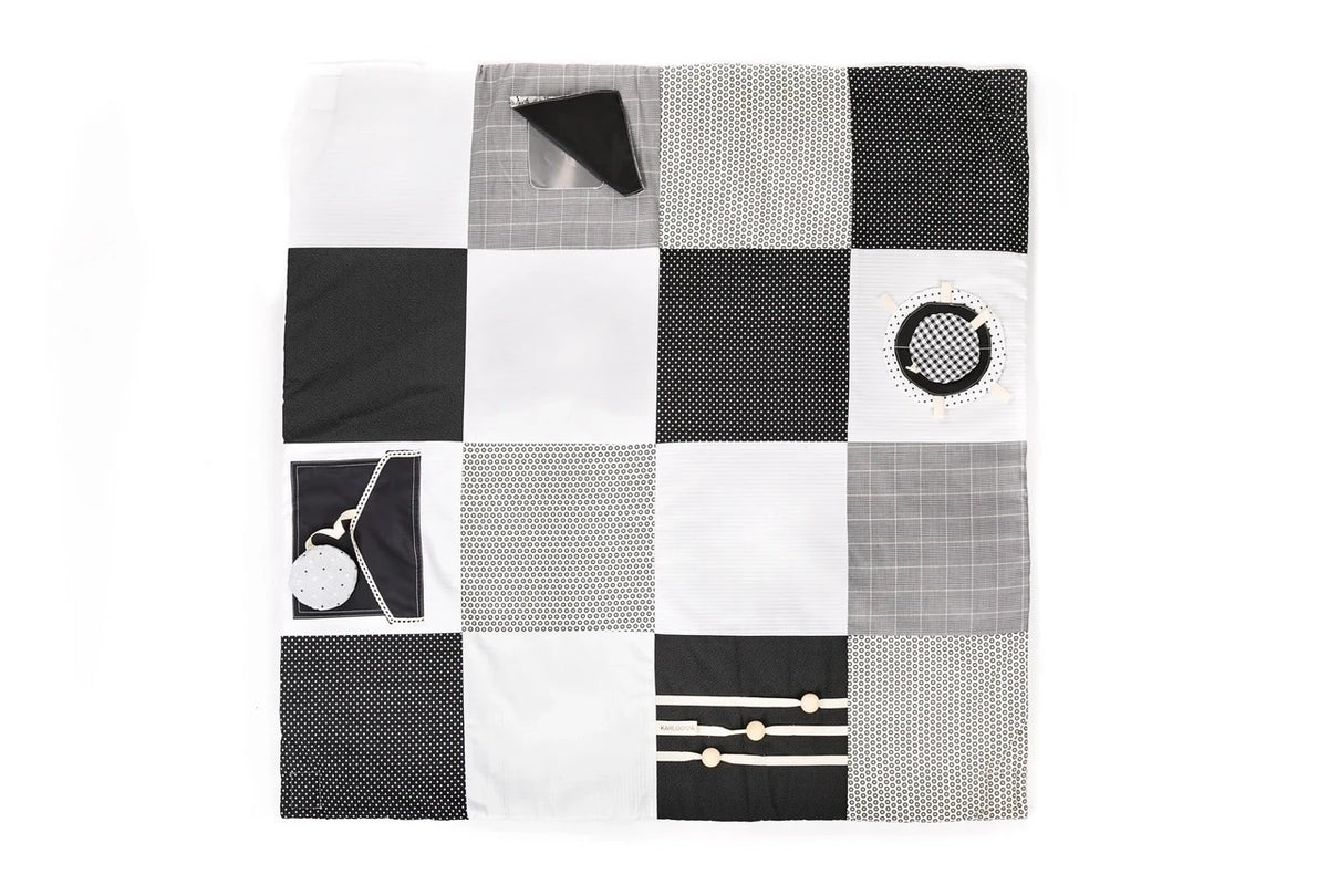 Baby Activity Mat, 100x100cm - Black and White