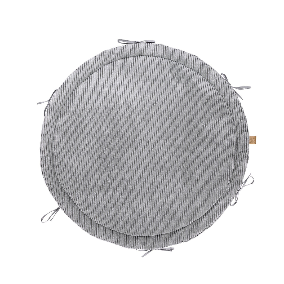 Baby Nest & Play Mat With Crib Bumper Braid - Grey