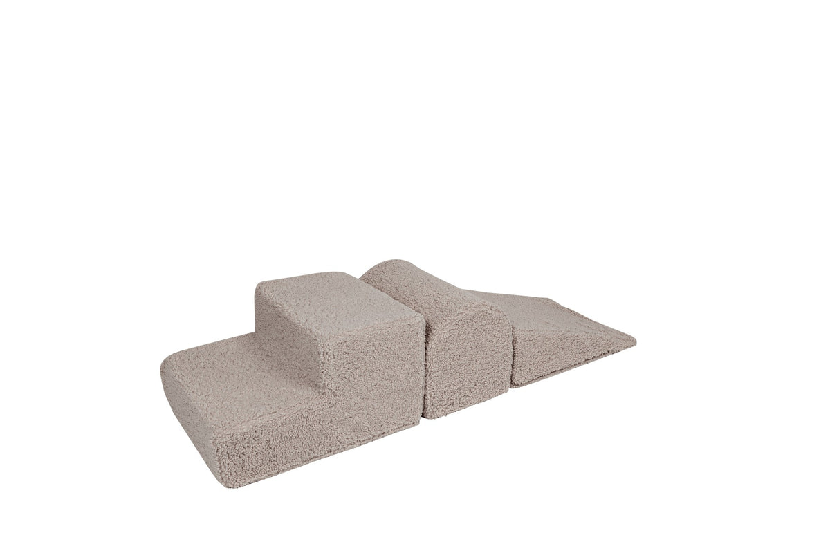 Bearly Corduroy Shape Set 3-Elements - Light Grey