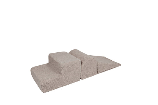 Bearly Corduroy Shape Set 3-Elements - Light Grey