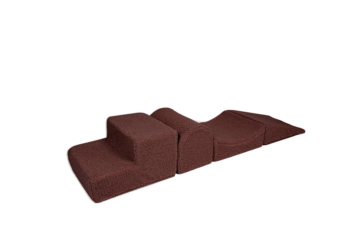 Bearly Corduroy Shape Set 4-Elements - Brown