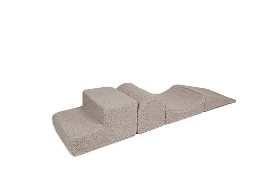 Bearly Corduroy Shape Set 4-Elements - Light Grey