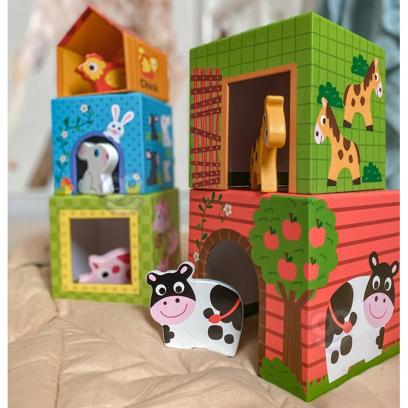 Farm in Boxes Cube Puzzle