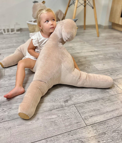 Giant Soft Toy Wingless Pegasus – Creamy