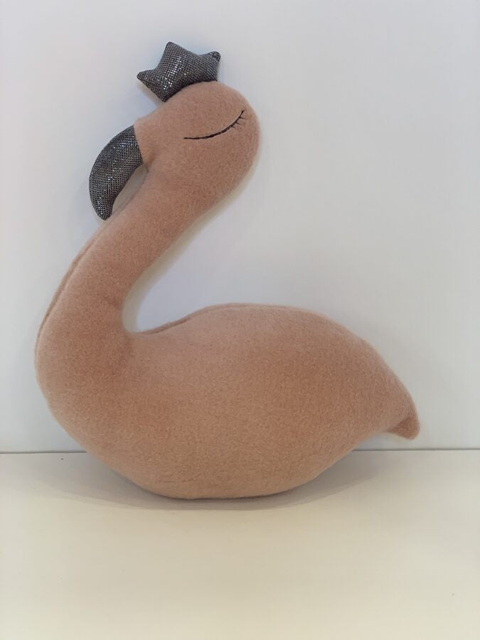 Handmade Pink Flamingo Soft Toy