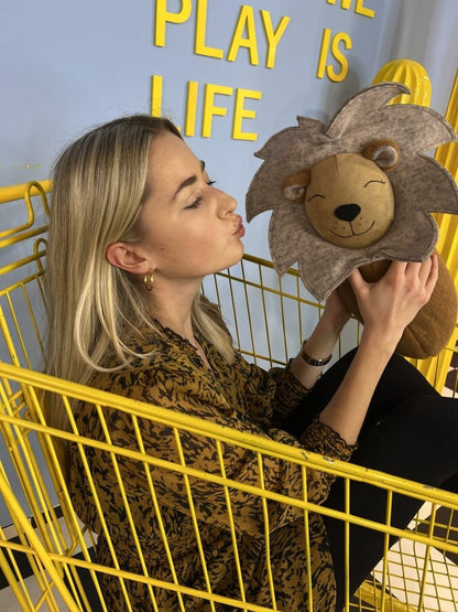 Handmade Lion Soft Toy Pillow