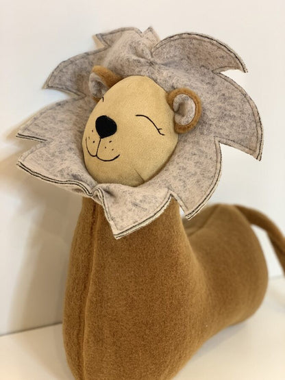 Handmade Lion Soft Toy Pillow