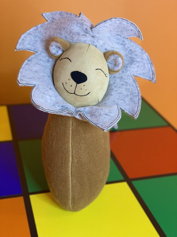 Handmade Lion Soft Toy Pillow
