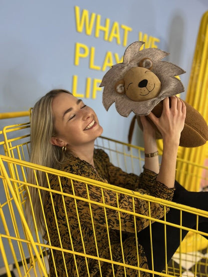 Handmade Lion Soft Toy Pillow