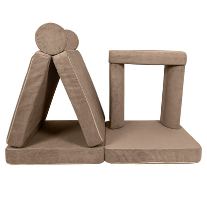 Large Modular Sofa for Kids - Slimcord Corduroy Brown