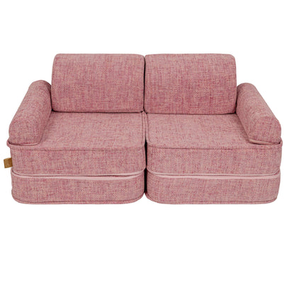 Medium Modular Sofa for Kids - Tangle Bubblegum Pink