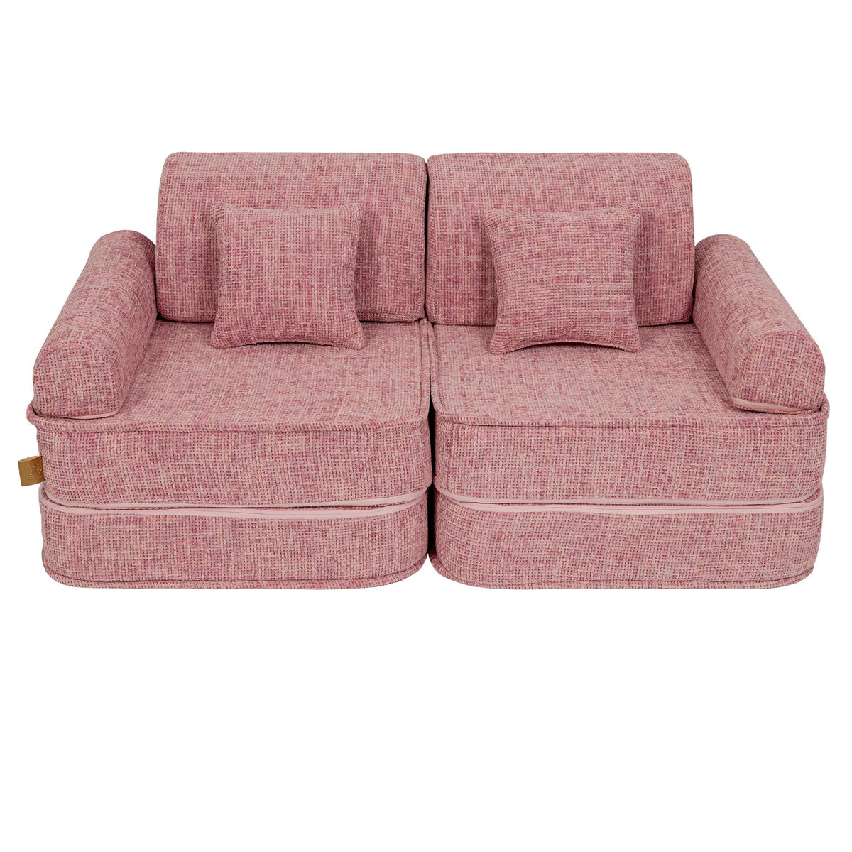 Medium Modular Sofa for Kids - Tangle Bubblegum Pink