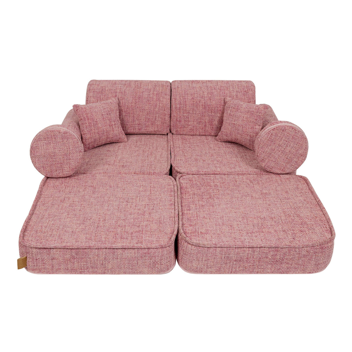 Medium Modular Sofa for Kids - Tangle Bubblegum Pink