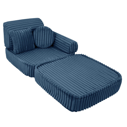 Medium Modular Sofa for Kids - Churros Blue