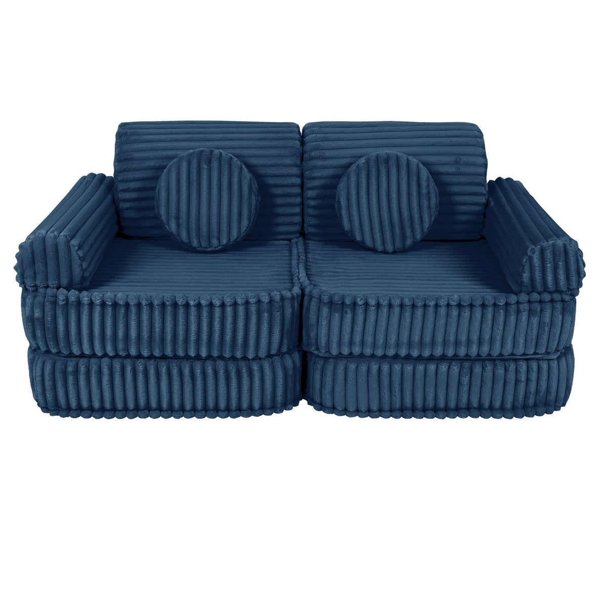 Medium Modular Sofa for Kids - Churros Blue