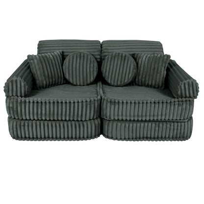 Medium Modular Sofa for Kids - Churros Forest Green