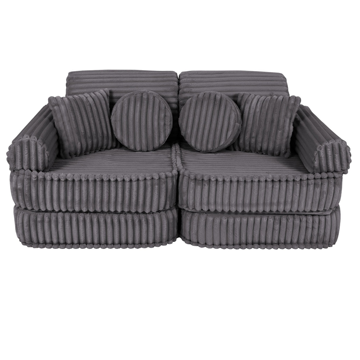 Medium Modular Sofa for Kids - Churros Jurassic Grey