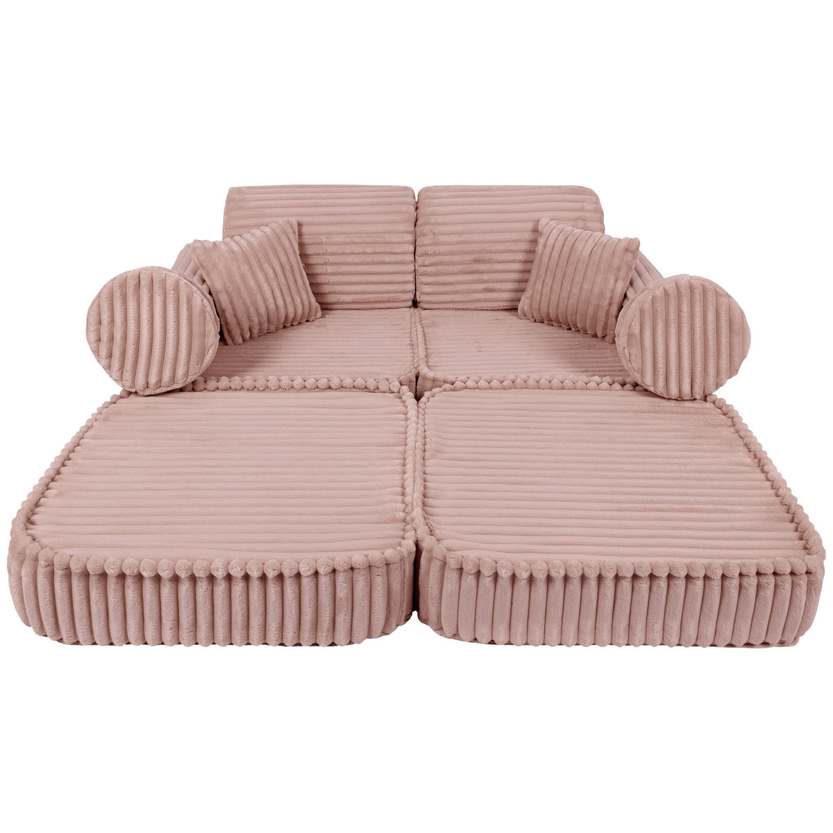 Medium Modular Sofa for Kids - Churros Pink