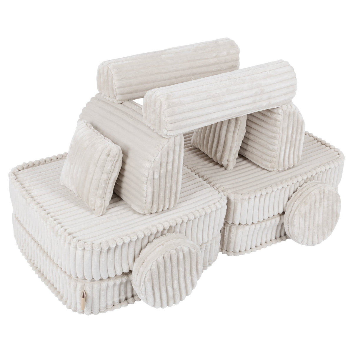 Medium Modular Sofa for Kids - Churros White