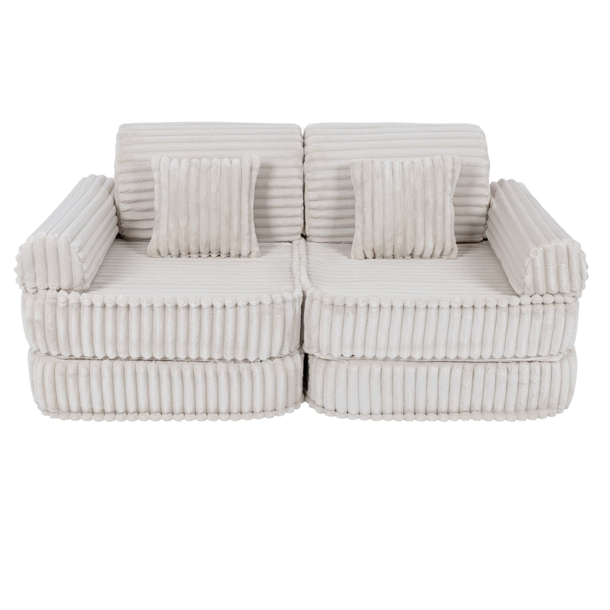 Medium Modular Sofa for Kids - Churros White