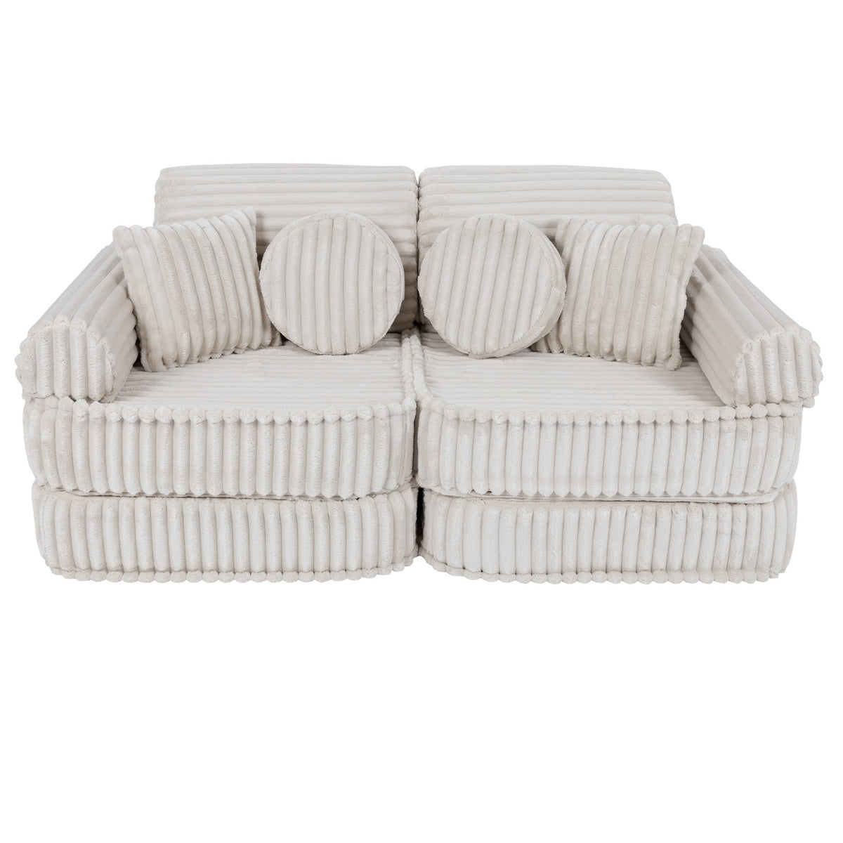 Medium Modular Sofa for Kids - Churros White