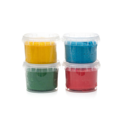 Neogrün Organic Easy Clay Set 4x120g –  Yellow, Green, Red, Blue
