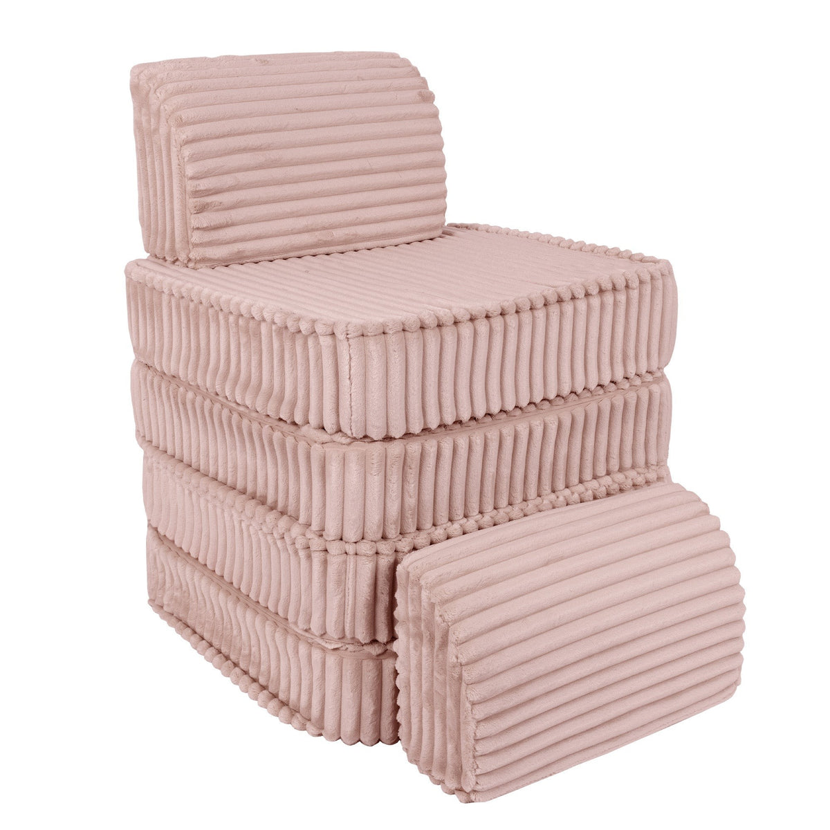 Small Modular Sofa for Kids - Churros Pink