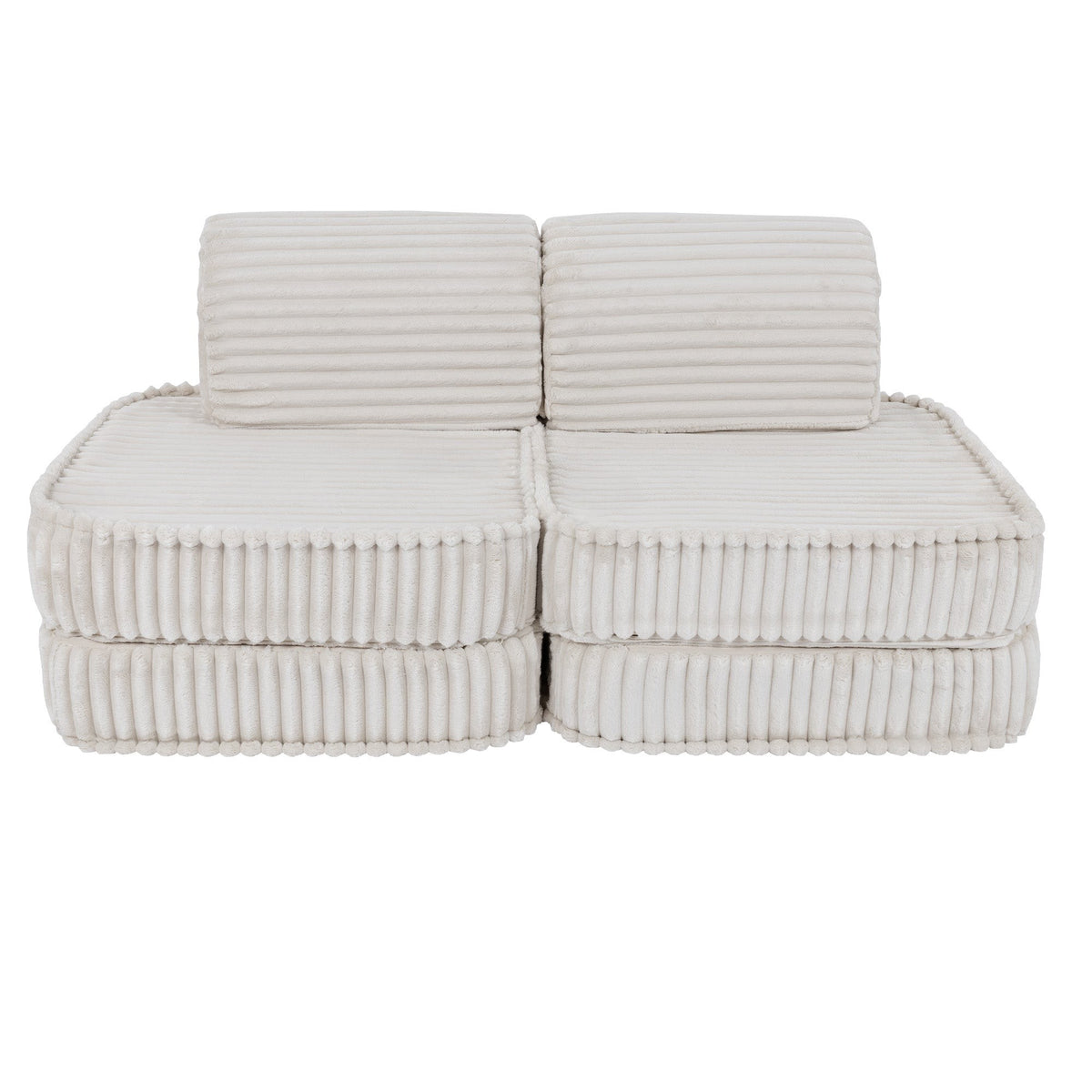 Small Modular Sofa for Kids - Churros White