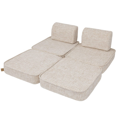 Small Modular Sofa for Kids - Tangle Marshmellow Beige
