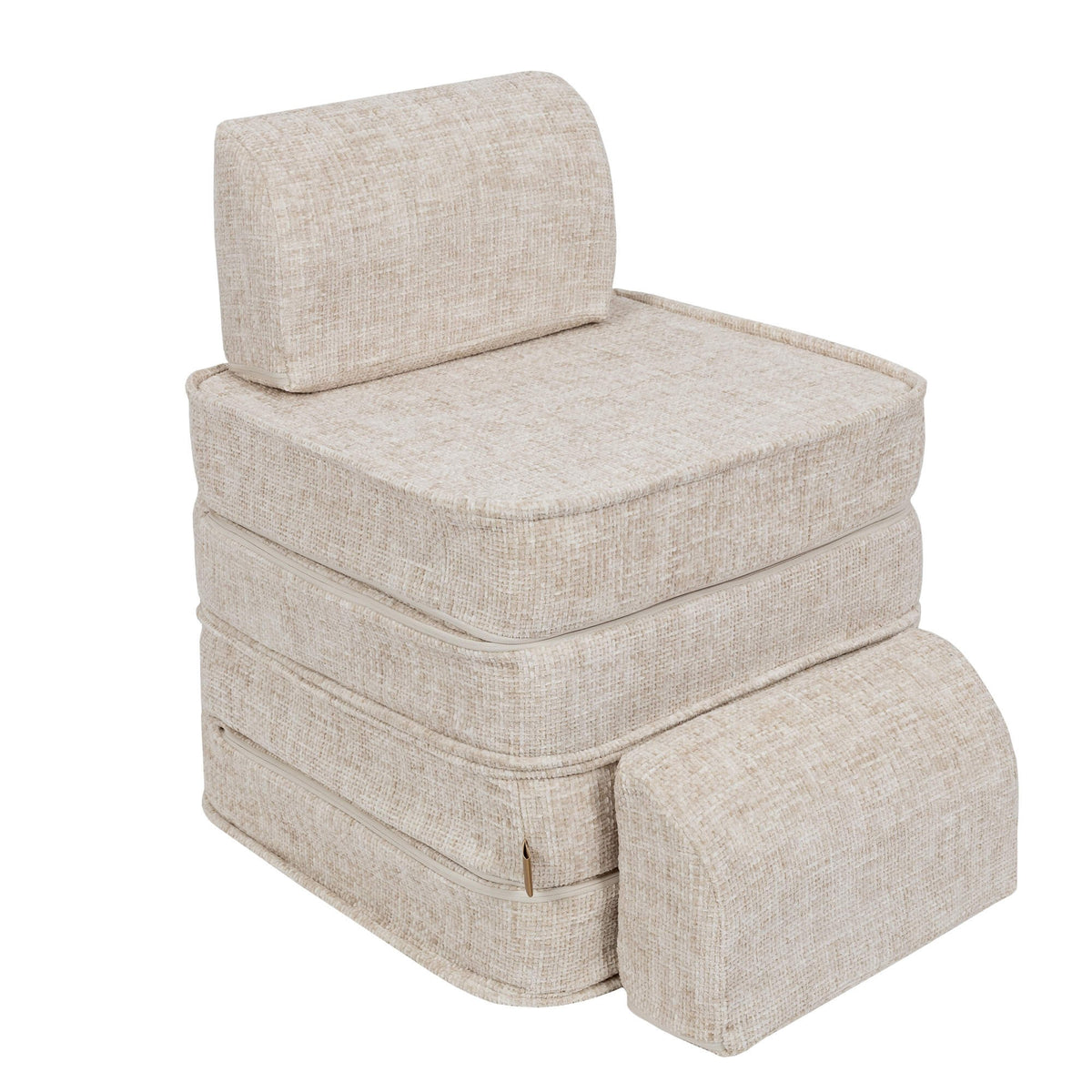 Small Modular Sofa for Kids - Tangle Marshmellow Beige