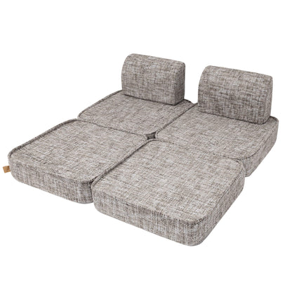 Small Modular Sofa for Kids - Tangle Moon Grey