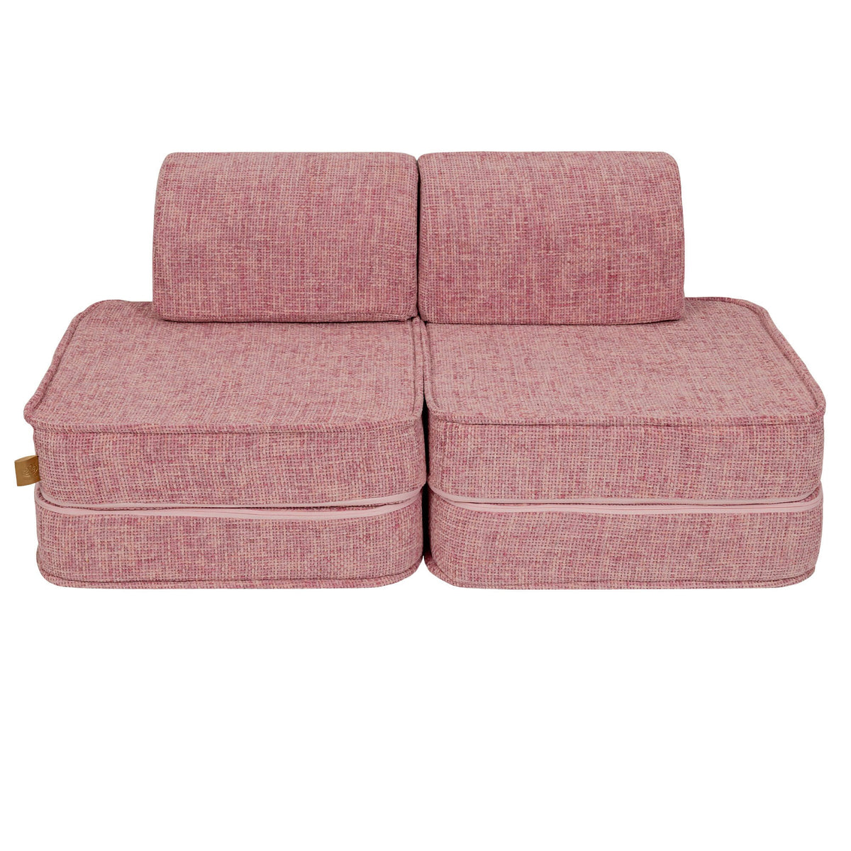 Small Modular Sofa for Kids - Tangle Bubblegum Pink