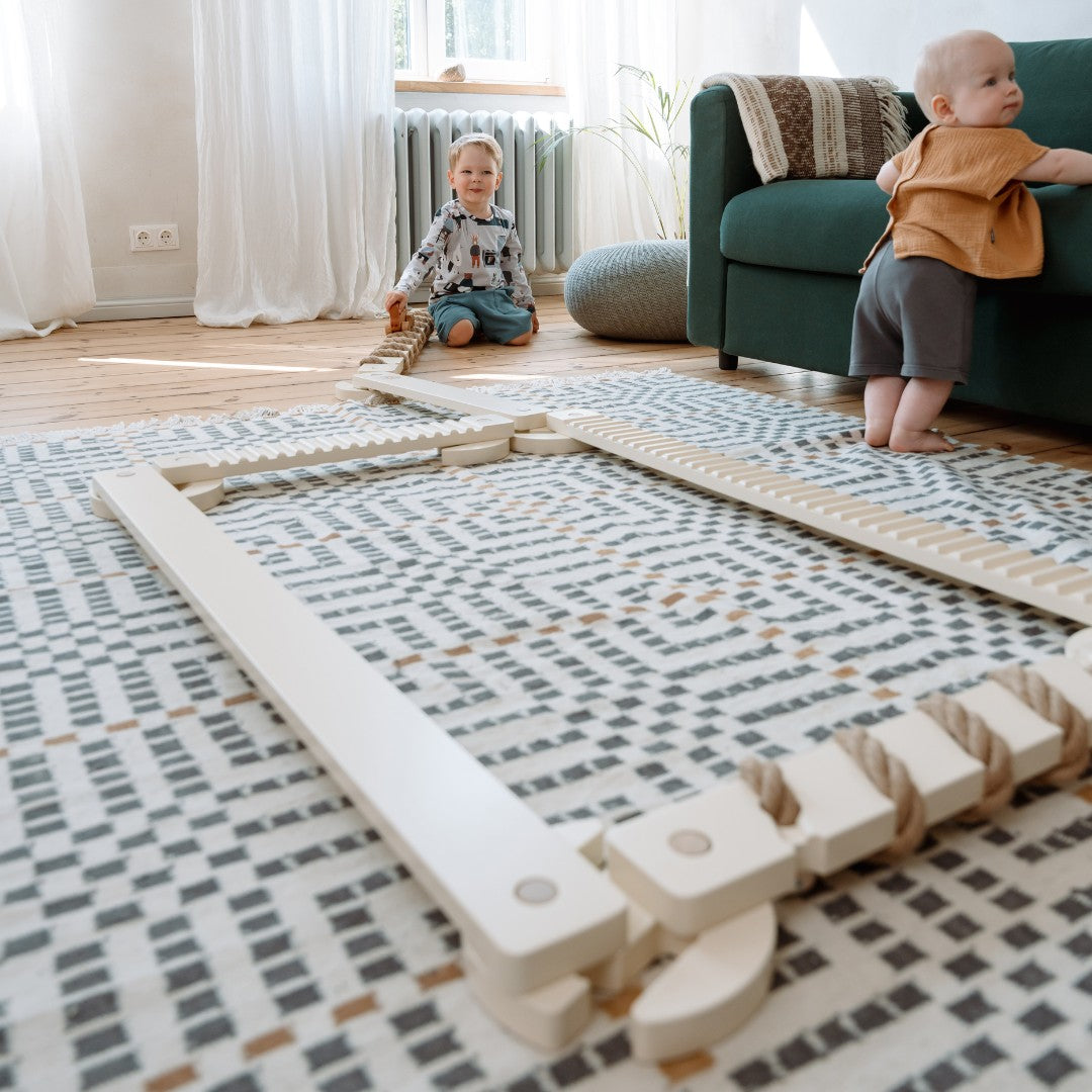TipiToo® Large Balance Beam 3 Piece Set - Jute Rope